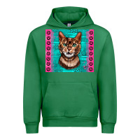 Emerald Western Bengal Cat Urban Hoodie - LillyAllenDesigns
