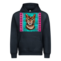 Navy Western Bengal Cat Urban Hoodie - LillyAllenDesigns