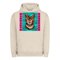 Pigment French Oak Western Bengal Cat Urban Hoodie - LillyAllenDesigns