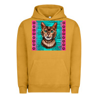Pigment Peanut Butter Western Bengal Cat Urban Hoodie - LillyAllenDesigns