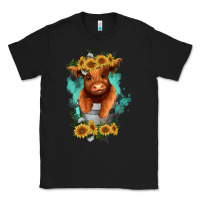 Black baby cow in a bucket Classic Tee - RanaPortraitStore