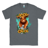 Charcoal Heather baby cow in a bucket Classic Tee - RanaPortraitStore