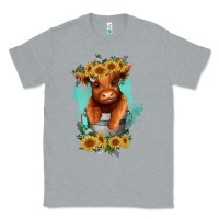 Heather Grey baby cow in a bucket Classic Tee - RanaPortraitStore