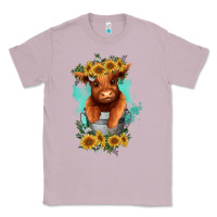 Lilac baby cow in a bucket Classic Tee - RanaPortraitStore
