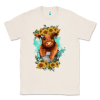 Natural baby cow in a bucket Classic Tee - RanaPortraitStore