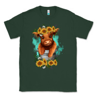 Sports Green baby cow in a bucket Classic Tee - RanaPortraitStore