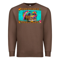 Chestnut hippie van floral skinny metal can holder Premium Sweatshirt - HRA Design Shop