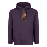 Plum german shepherd Heavyweight Hoodie - RanaPortraitStore