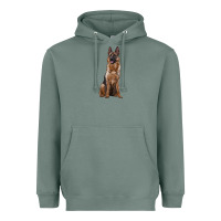 Sage german shepherd Heavyweight Hoodie - RanaPortraitStore