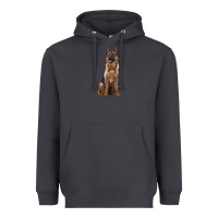 Smoke german shepherd Heavyweight Hoodie - RanaPortraitStore