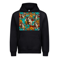 Black mustang horse western Urban Hoodie - LillyAllenDesigns