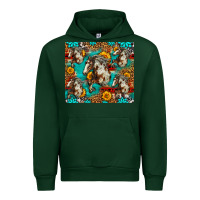 Forest Green mustang horse western Urban Hoodie - LillyAllenDesigns