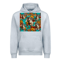 Heather Grey mustang horse western Urban Hoodie - LillyAllenDesigns