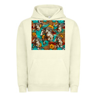 Pigment Pistachio mustang horse western Urban Hoodie - LillyAllenDesigns