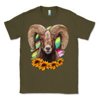 Army Green bighorn sheep Classic Tee - RanaPortraitStore