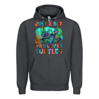Smoke just a boy who loves turtles Zipper Hoodie - RanaPortraitStore