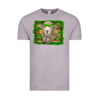 Vintage Zinc st patricks day sheep shamrock gold  serape leopard glitter Vintage Tee - Artiststas