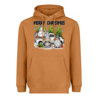 Meerkat merry christmas gnomies Heavyweight Hoodie - texasbilliewilder