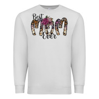 Dove Grey best mom ever Premium Sweatshirt - SublimationCraftShop