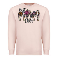 Pale Pink best mom ever Premium Sweatshirt - SublimationCraftShop