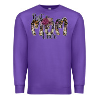 Purple best mom ever Premium Sweatshirt - SublimationCraftShop