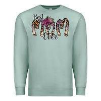 Seafoam best mom ever Premium Sweatshirt - SublimationCraftShop