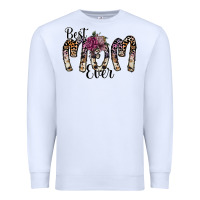 White best mom ever Premium Sweatshirt - SublimationCraftShop