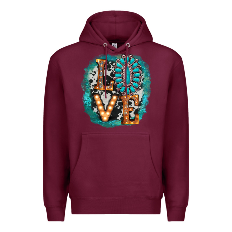 Love Western Premium Hoodie by AdoDesignShop | Teevron