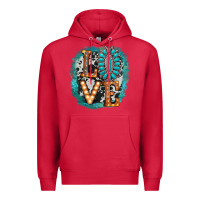 Cardinal love western Premium Hoodie - AdoDesignShop