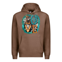 Chestnut love western Premium Hoodie - AdoDesignShop