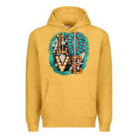 Mustard love western Premium Hoodie - AdoDesignShop