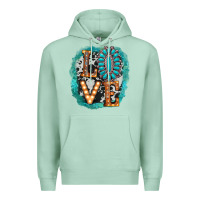 Seafoam love western Premium Hoodie - AdoDesignShop