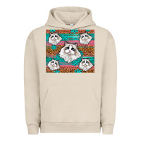 Pigment French Oak Western Ragdoll Cat Urban Hoodie - LillyAllenDesigns