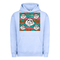 Pigment Grape Ice Western Ragdoll Cat Urban Hoodie - LillyAllenDesigns