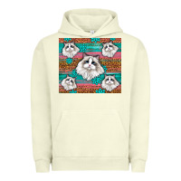 Pigment Pistachio Western Ragdoll Cat Urban Hoodie - LillyAllenDesigns