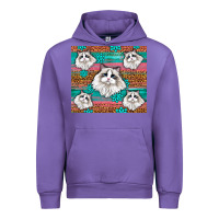 Tulip Western Ragdoll Cat Urban Hoodie - LillyAllenDesigns