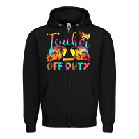 Black teacher off duty Zipper Hoodie - RanaPortraitStore
