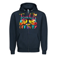 Navy teacher off duty Zipper Hoodie - RanaPortraitStore