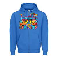 True Royal teacher off duty Zipper Hoodie - RanaPortraitStore