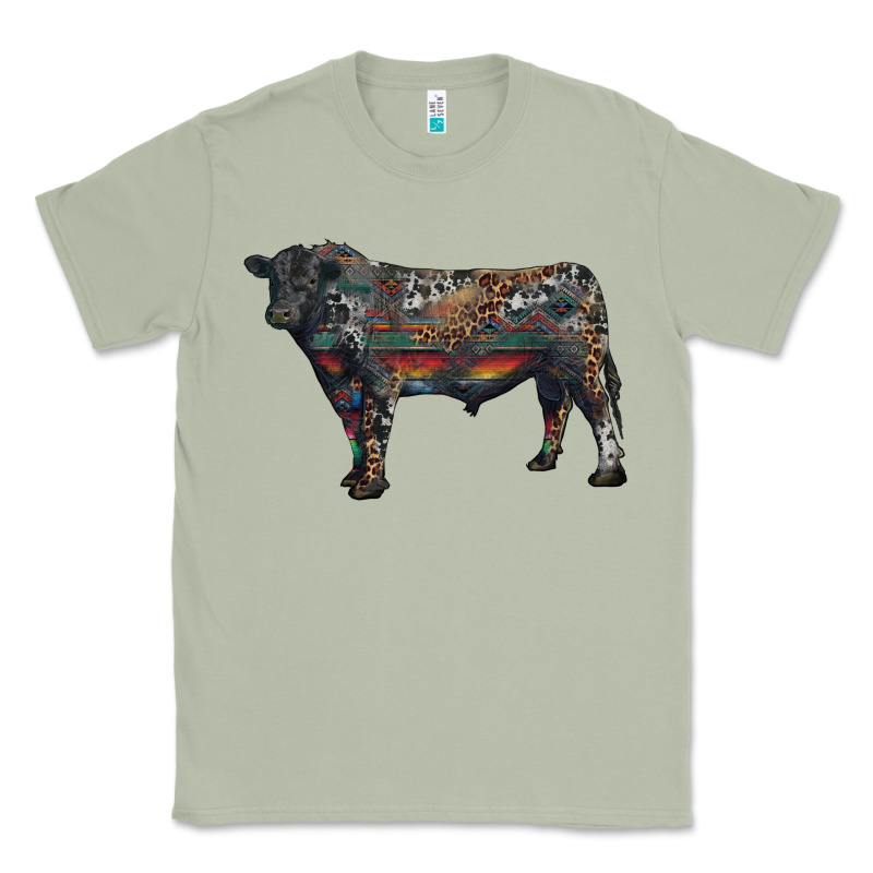 Black Angus Bull With Western Patterns Classic Tee by RanaPortraitStore | Teevron