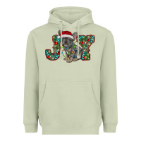 Matcha french bulldog christmas joy Heavyweight Hoodie - RanaPortraitStore