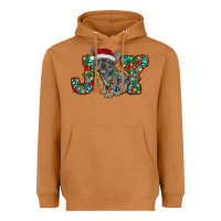 Meerkat french bulldog christmas joy Heavyweight Hoodie - RanaPortraitStore