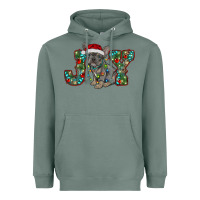 Sage french bulldog christmas joy Heavyweight Hoodie - RanaPortraitStore