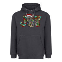 Smoke french bulldog christmas joy Heavyweight Hoodie - RanaPortraitStore