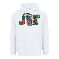 White french bulldog christmas joy Heavyweight Hoodie - RanaPortraitStore