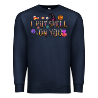 Navy i put speel on you Premium Sweatshirt - CowhideDigitalArt