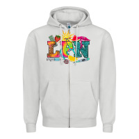 Dove Grey lpn summer Zipper Hoodie - RanaPortraitStore