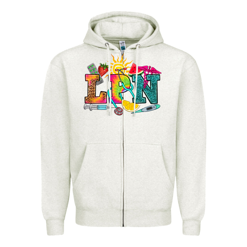 Lpn Summer Zipper Hoodie by RanaPortraitStore | Teevron