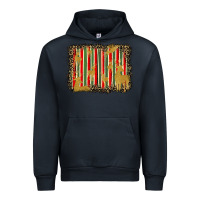 Navy christmas reindeers leopard background Urban Hoodie - BarkalooDesign