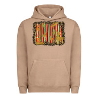Pigment Burro christmas reindeers leopard background Urban Hoodie - BarkalooDesign